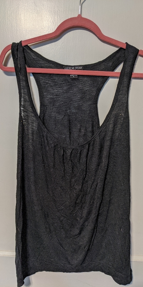 ✨BUNDLE 3+ tanks for $5 each!! Black burnout sheer tank top
